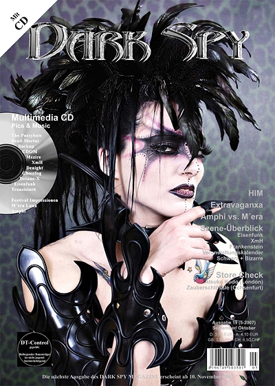Titelseite Darkspy Magazin Ausgabe 19 - Mai 2007